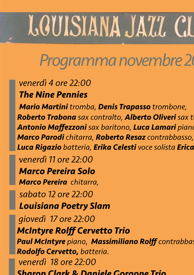 Un novembre da incorniciare...